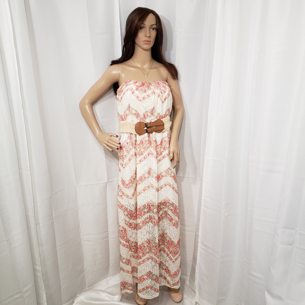 No Boundries Bandeau Top Dress Sz. Jr. 15/17 - Picture 1 of 8